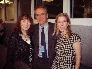 Ruth Warwick, IFHOH (L) and Etienne Krug, WHO (Middle)