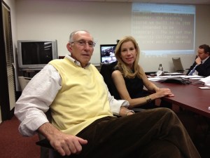 Testifying to support the inclusion of induction loop information on the bill of sale for hearing aids. Jerry Bergmam, NYS HLAA